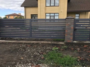 Забор жалюзи 72 метра фото в Шахунье