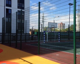 3D заборы для спортивной площадки 60 метров фото в Шахунье