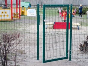 3D заборы для спортивной площадки 30 метров фото недорого под ключ