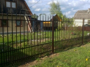 Сварные заборы с утрамбовкой щебнем 12 метров фото в Шахунье