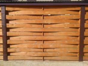 Деревянный забор плетёнка 12 метров фото в Шахунье